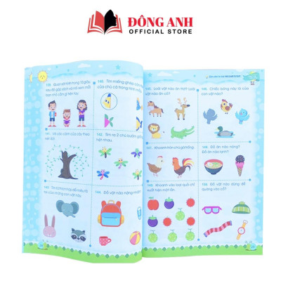 Sách - Combo 3 cuốn Sân Chơi Trí Tuệ Rèn Luyện Não Trái Não Phải dành cho bé từ 3-6 tuổi