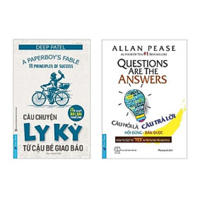 Combo sách: Câu Chuyện Ly Kỳ Từ Cậu Bé Giao Báo +  Câu Hỏi Là Câu Trả Lời (Tái Bản 2019)