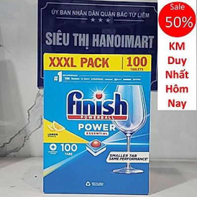 viên rửa bát finish Đức 110 viên dùng cho máy rửa bát , nuớc làm bóng , muối rửa bát ( muối làm mềm nước )