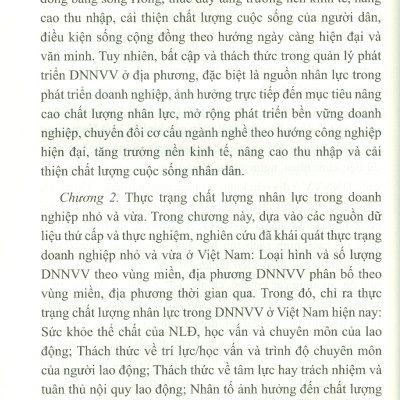 Nhân Tố Xã Hội Ảnh Hưởng Đến Chất Lượng Nhân Lực Và Hướng Giải Pháp Phát Triển Bền Vững Doanh Nghiệp Nhỏ Và Vừa Ở Việt Nam Hiện Nay