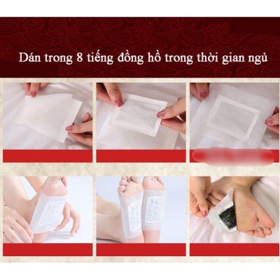 Hộp 50 miếng dán massage chân , giúp xoa dịu các cơn đau nhức tạo cảm giác , thư giãn dễ chịu an toàn và tiện lợi