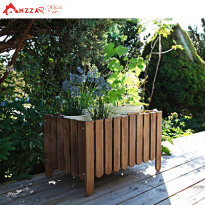 Chậu gỗ trồng cây, hoa, chậu chữ nhật trồng cây ban công-03