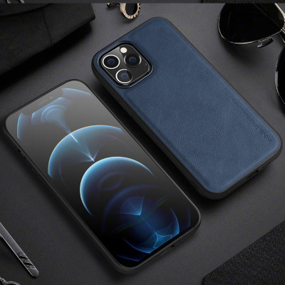 Ốp lưng da cho iPhone 12 Mini, 12, 12 Pro, 12 Pro Max, iPhone 13 Mini, 13, 13 Pro, 13 Pro Max Max hãng X-level cao cấp viền mềm chống sốc - Hàng chính hãng