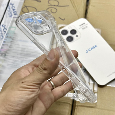 Ốp lưng dành cho iPhone 16 Pro Max, iPhone 16 Pro, iPhone 16 Plus, iPhone 16 hiêu J-CASE dẻo trong suốt bảo vệ camera chống sốc cao cấp - Hàng chính hãng