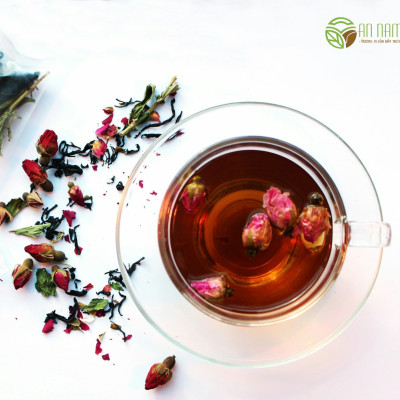 Trà hoa hồng thảo mộc  túi lọc kim tự tháp Wonder Garden