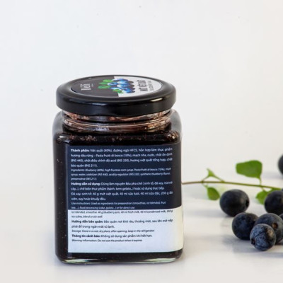 Mứt việt quất pha chế Déli - hủ 350ml