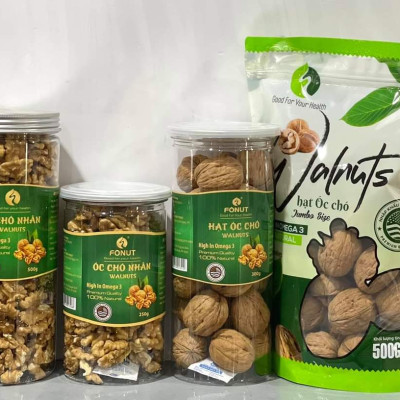 Quả óc chó Mỹ còn vỏ ( hũ 300gr )