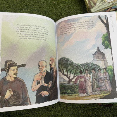 [Bộ LỊCH SỬ VIỆT NAM BẰNG TRANH] - BÌA CỨNG - IM MÀU TOÀN BỘ - NXB TRẺ - [Vua Lê Đại Hành] -