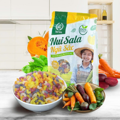 Nui Hữu Cơ Ngũ Sắc Hình Chữ C Thành Phần Rau Củ Thực Dưỡng Ăn Kiêng Tốt Cho Sức Khỏe