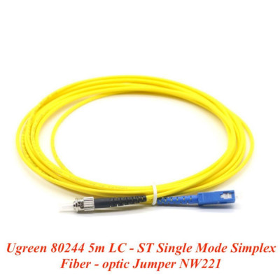 Ugreen UG80244NW221TK 5M LC-ST Màu vàng Cáp nhảy quang Single mode Simplex Fiber - HÀNG CHÍNH HÃNG