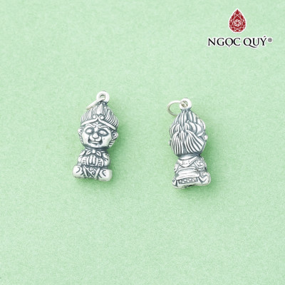 Charm bạc Tôn Ngộ Không treo - Ngọc Quý Gemstones