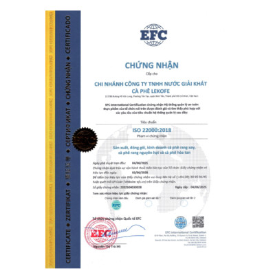 Cà phê rang xay Đặc Biệt Lekofe 80% Robusta 20% Arabica Đắng đậm chua nhẹ Túi 250g