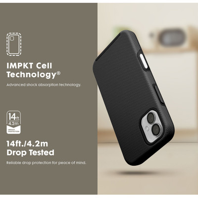 Ốp Lưng LAUT SHIELD Cho iPhone 16 Pro/16 Pro Max Có Vòng Sạc Không Dây Cấu Trúc 2 Lớp Chống Va Đập Độ Rơi 4.2m Hàng Chính Hãng