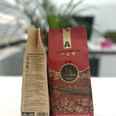Cà Phê Arabica Cầu Đất - Pha Máy - Gói 250gr Nguyên Hạt Hương Vị Đậm Đà Cân Bằng Hoàn Hảo Rovina Coffee