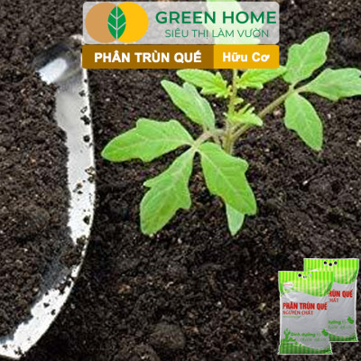 Phân Trùn Quế Greenhome, Lavamix, Bao 5kg, Nguyên Chất, Bổ Sung Dinh Dưỡng, Cải Tạo Đất, Bón Rau