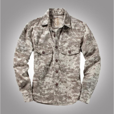 Áo sơ mi kaki dài tay chiến thuật