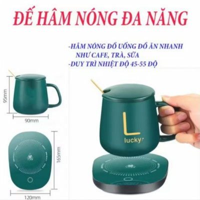 BỘ ĐẾ CỐC HÂM NÓNG NƯỚC TRÀ CÀ PHÊ SỮA