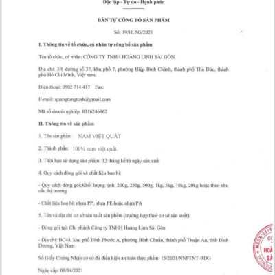 QUẢ NAM VIỆT QUẤT (80%), DẦU HƯỚNG DƯƠNG, ĐƯỜNG MÍA -  NHẬP KHẨU CANADA