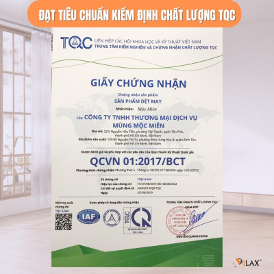 Màn Chụp Cao Cấp Mộc Miên Hoạ Tiết Xanh Cá Mập - Kích Thước 1,6mx2m -2 cửa ( Hà Nội )