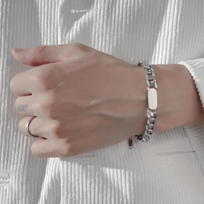 [Khắc tên] [Ghi Chú] Lắc tay nam nữ Khắc Tên theo yêu cầu, Vòng tay đôi lắc ngắn Shop làm quà