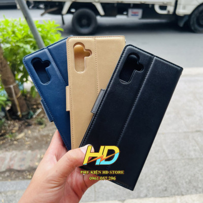 Bao Da Dạng Ví Cho Samsung Galaxy A14 5G Chính Hãng Hanman Có Quai Gài, Ngăn đựng thẻ, Ngăn ví tiền, bảo vệ camera - Hàng chính Hãng