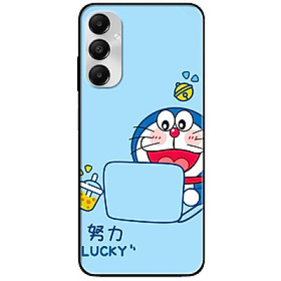 Ốp lưng cho Samsung A13 4G - Samsung A13 5G - Samsung A33 5G - Samsung A53 - A12 - A22 4G - F12 - M12 - Mèo Lucky - Hàng Chính Hãng