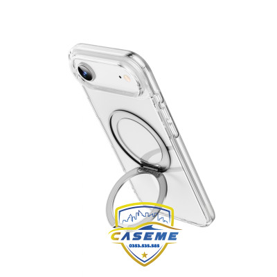 Ốp Lưng Wi wu IShield Ultra MCC-201 Cho iPhone 17, iPhone Air, iPhone 17 Pro, iPhone 17 Pro Max – Trong Suốt, Chống Sốc, Nam Châm, Giá Đỡ 360°  - Hàng Chính Hãng