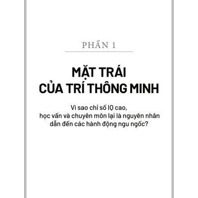 Cái Bẫy Của Trí Thông Minh