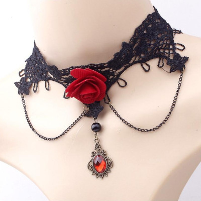 Vòng cổ choker rose King&Queen nổi bật dạ tiệc