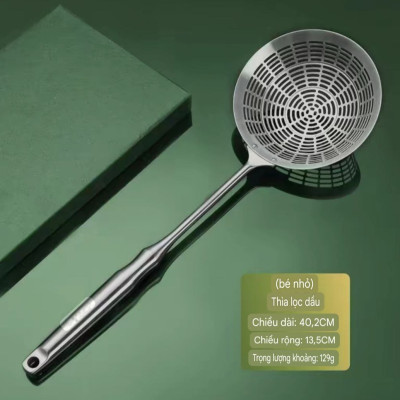 ( hàng Cao Cấp ) Chao Vợt Lưới Đột Dập CNC Rổ Lọc Thức Ăn Đa Chức Năng Cho Nhà Bếp Vá Sạn Vợt INOX SUS304 Cao Cấp