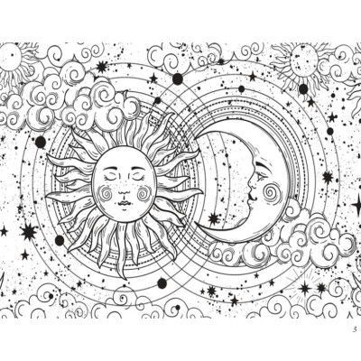 Sách tô màu Bí mật 12 cung Hoàng Đạo