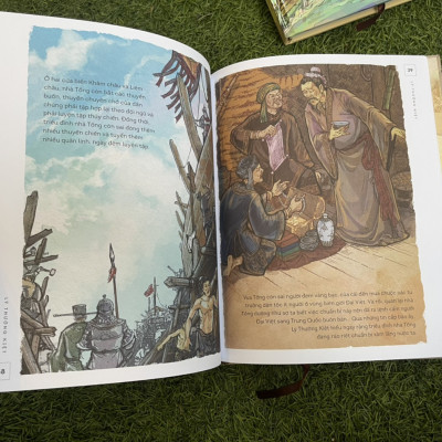 [Bộ LỊCH SỬ VIỆT NAM BẰNG TRANH] - BÌA CỨNG - IM MÀU TOÀN BỘ - NXB TRẺ - [Lý Thường Kiệt] -