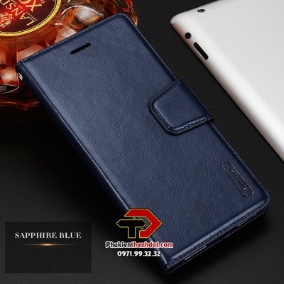 Bao da dạng ví cho SamSung Galaxy S24 Ultra, S23 Ultra, S22 Ultra hiệu Hanman có quai cài, ngăn đựng thẻ, đựng tiền - Hàng chính hãng