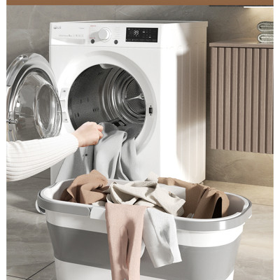 Xô Đựng Nước Gấp Gọn Đa Năng Có Bánh Xe Chậu Gấp Gọn Tiện Lợi Giặt Cây Lau Nhà Chùi Kính Dung Tích 12L