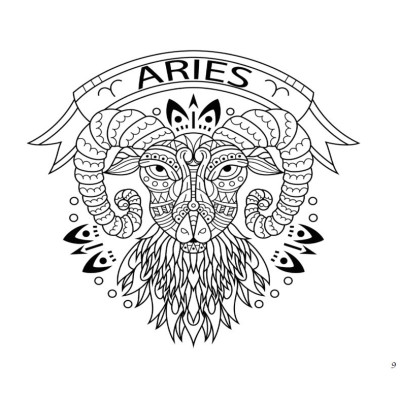 Sách tô màu Bí mật 12 cung Hoàng Đạo