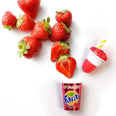 Lip Smacker - Son Fanta Strawberry Cup Lip Balm – Cốc Fanta vị dâu