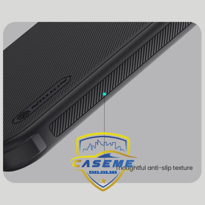 Ốp Lưng Dành Cho iPhone 16 Pro Nillkin Dạng Sần Viền Silicon - Hàng Chính Hãng