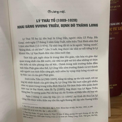 BỘ SÁCH “CÁC VƯƠNG TRIỀU TRÊN ĐẤT THĂNG LONG” (4 CUỐN). BẢN IN GIỚI HẠN BÌA CỨNG CÓ HỘP 