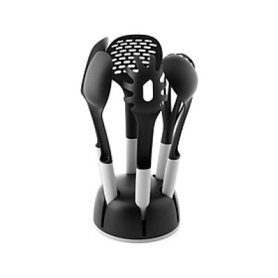 Bộ dụng cụ 6 món silicon SUNRISE (xẻng chiên, xào, vá múc canh, vá dài, phết)