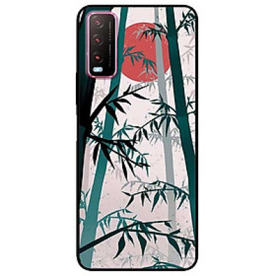 Ốp lưng dành cho Vivo Y20 - Y20s - Y12s mẫu Trúc Trăng Đỏ