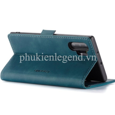 Bao da dạng ví dành cho Samsung Galaxy Note 10 Plus hiệu caseme chống sốc chống va đập bụi bẩn, có ngăn đựng tiền, đựng thẻ tiện dụng - Hàng chính hãng