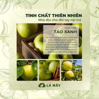 NƯỚC RỬA CHÉN BÁT (KHÔNG ĐẬM ĐẶC) TÍA TÔ & TÁO XANH LÁ MÂY 500 mL