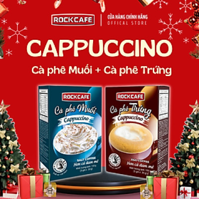 [CB] 2 HỘP CAPPUCCINO: MUỐI + TRỨNG (5 gói x 30 gram)