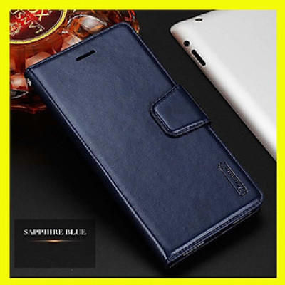 Bao da dạng ví cho SamSung Galaxy A02S  hiệu Hanman, DaDa có quai cài có ngăn để thẻ ATM và để tiền, bao da may viền - Hàng nhập khẩu 