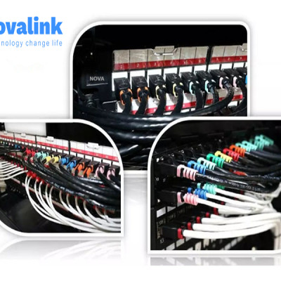 Thanh đấu nối Patch Panel 16 cổng, 24 cổng, 48 cổng Novalink, made in Taiwan - Hàng nhập khẩu chính hãng
