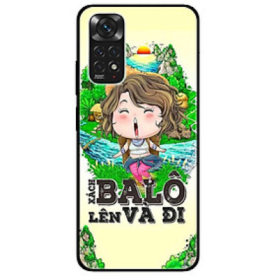 Ốp lưng dành cho Xiaomi Redmi Note 11 4G mẫu Xách Balo Lên Nữ