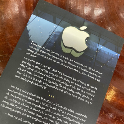 (Wall Street Journal Bestseller) ĐẾN APPLE HỌC VỀ SÁNG TẠO - Ken Kocienda – Phạm Quốc Anh dịch - Saigonbooks – Nxb Thế Giới (Bìa mềm)