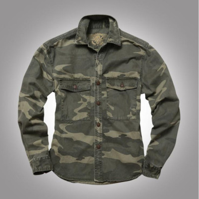 Áo sơ mi kaki dài tay chiến thuật