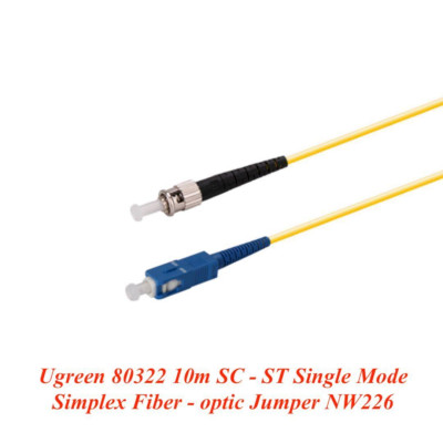 Ugreen UG80322NW226TK 10M SC-ST Màu vàng Cáp nhảy quang Single mode Simplex Fiber - HÀNG CHÍNH HÃNG