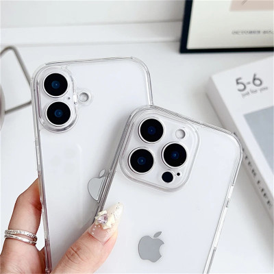 Ốp lưng dành cho iPhone 16 Pro Max, iPhone 16 Pro, iPhone 16 Plus, iPhone 16 hiêu J-CASE dẻo trong suốt bảo vệ camera chống sốc cao cấp - Hàng chính hãng